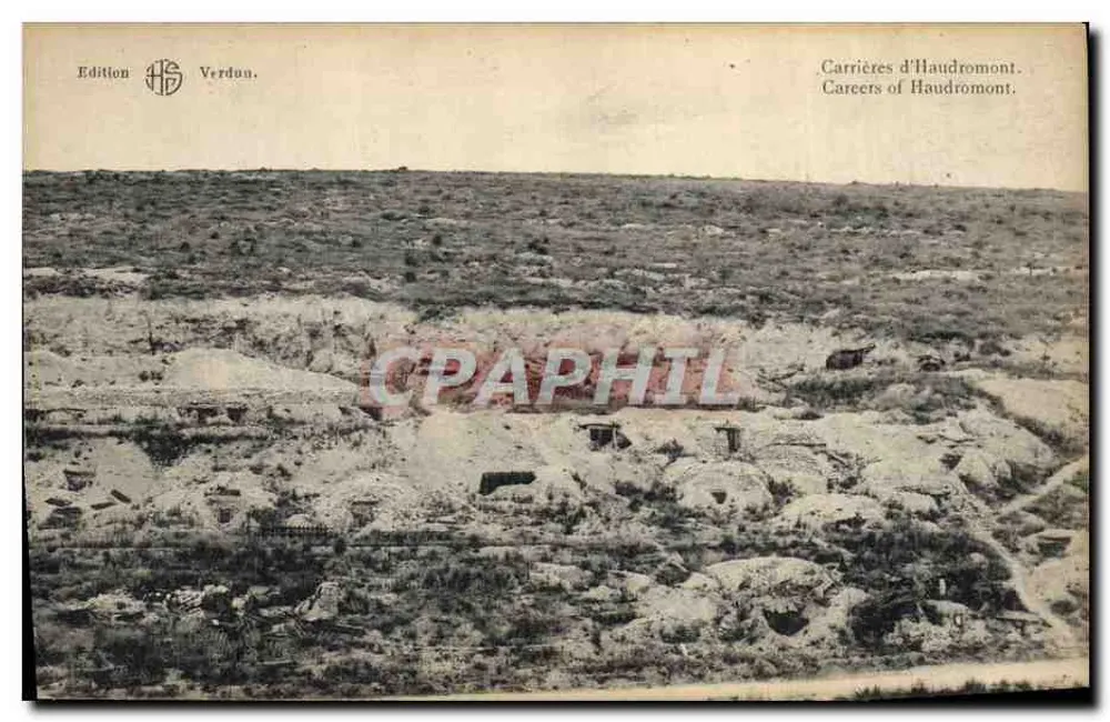 Carreiras de Haudromont — Vista aérea das carreiras — Edição HS Verdon - Frente