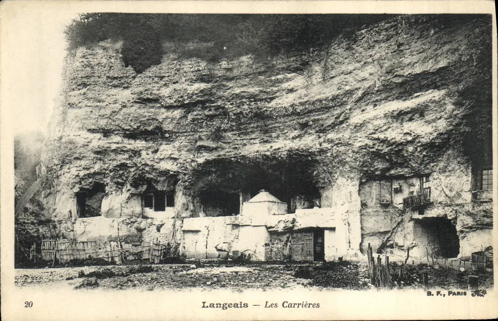 Langeais — As Carrières — B.F., Paris - Frente