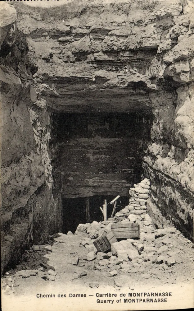 Chemin des Dames — Steinbruch MONTPARNASSSE — Edit. B. Nougaredé et H. Lestrat à Soissons - Vorderseite