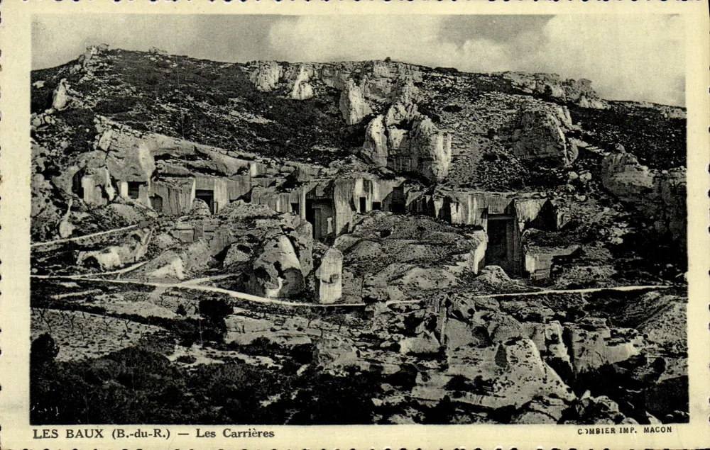 LES BAUX (B.-du-R.) — As Carreiras — Imp. Cymbier Macon - Frente