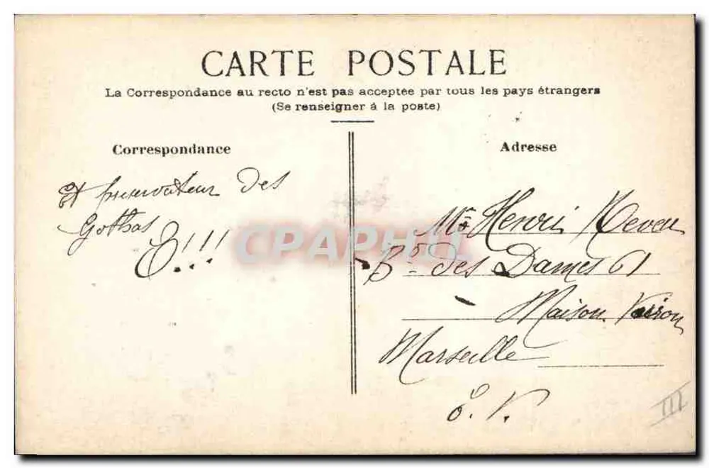 Néménette und Rintintin — Strauß aus Violett und Mimose — Oudré - Rückseite