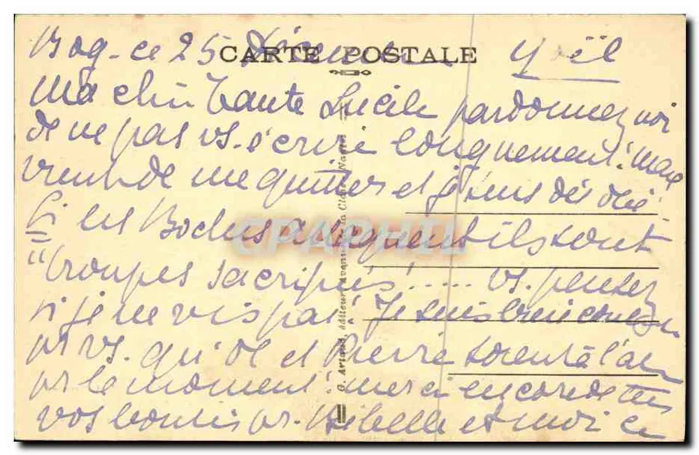 Castelo de Bogdelin — lado Oeste — Ed. Mongelet, n°7 - Verso