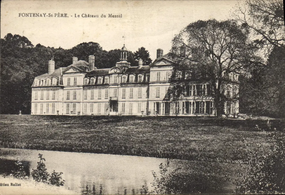 Fontenay-St-Père - O Castelo do Mesnil — Edição Rallet - Frente