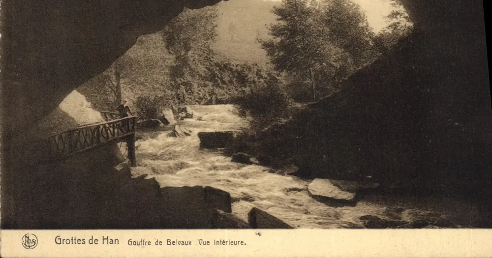 Höhlen von Han — Belvaux-Schlucht — Innenansicht — Verlag ZEIS, Nr. 23 - Vorderseite