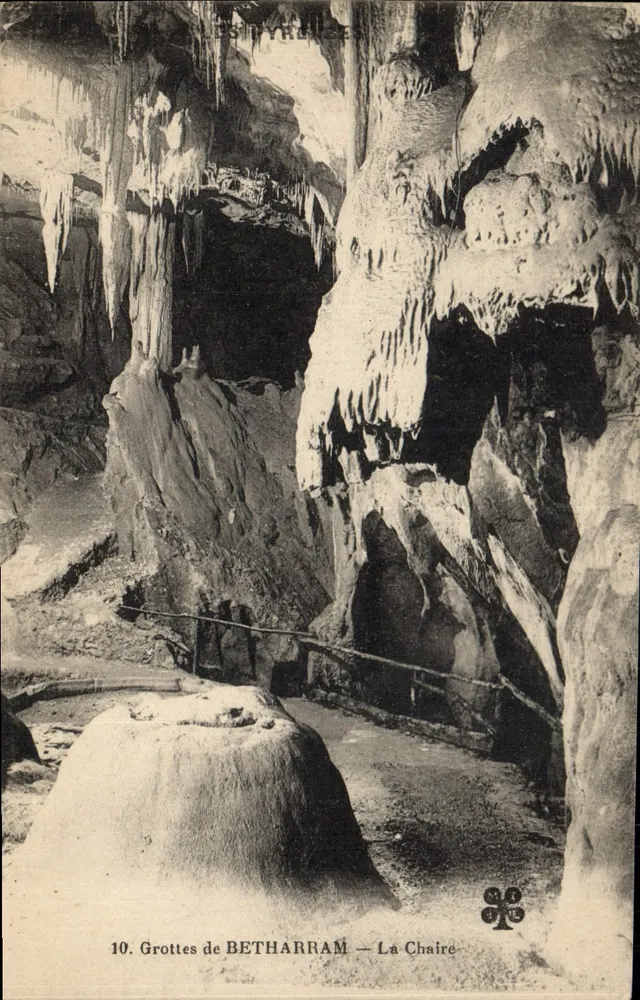 Grutas de BETHARRAM — A Cadeira — n°10 - Frente
