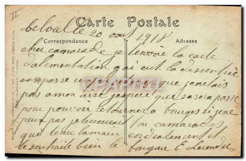 Coutances — O Palácio de Justiça — JND Fot. - Verso