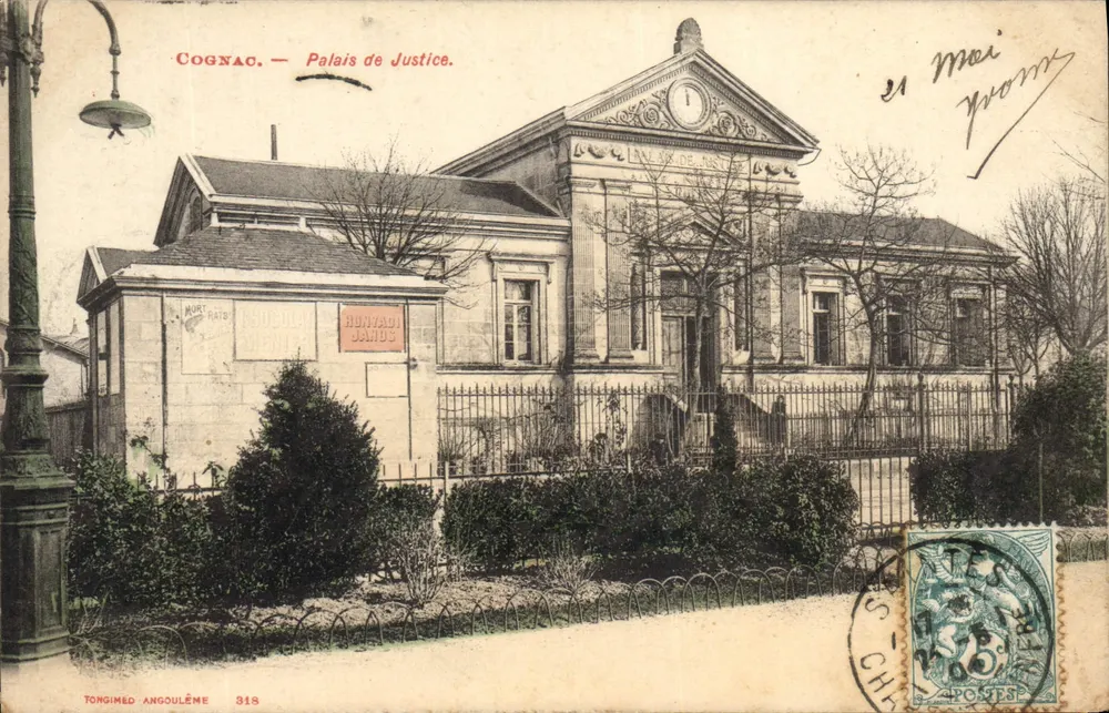 Cognac — Palácio de Justiça — Tongimed Angoulême 318 - Frente
