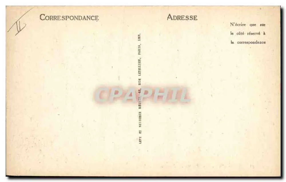 Cahors — Het Paleis van Justitie — LL - Achterkant