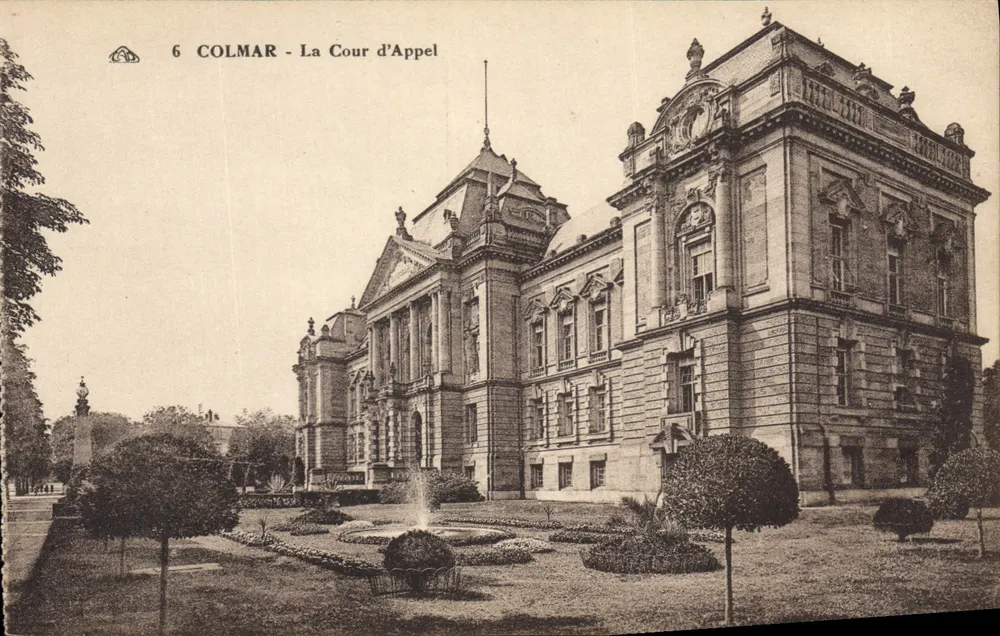 Colmar - La Corte d'Appello — editore: Photothèque Colmar, n° 6 - Recto