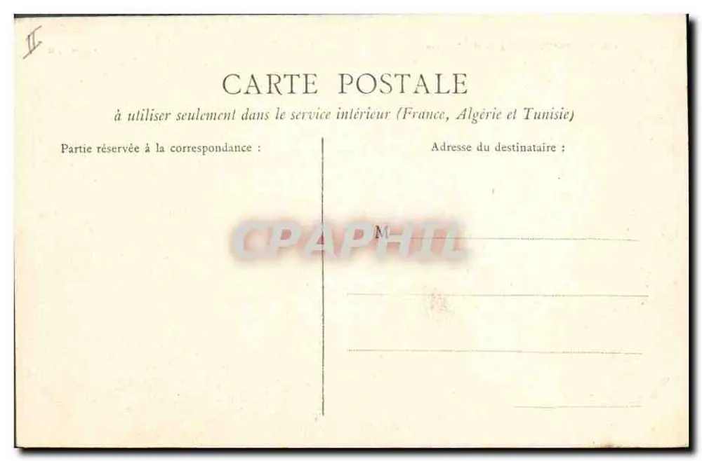 Châteauroux — Palácio de Justiça — Cliché N. G. - Verso