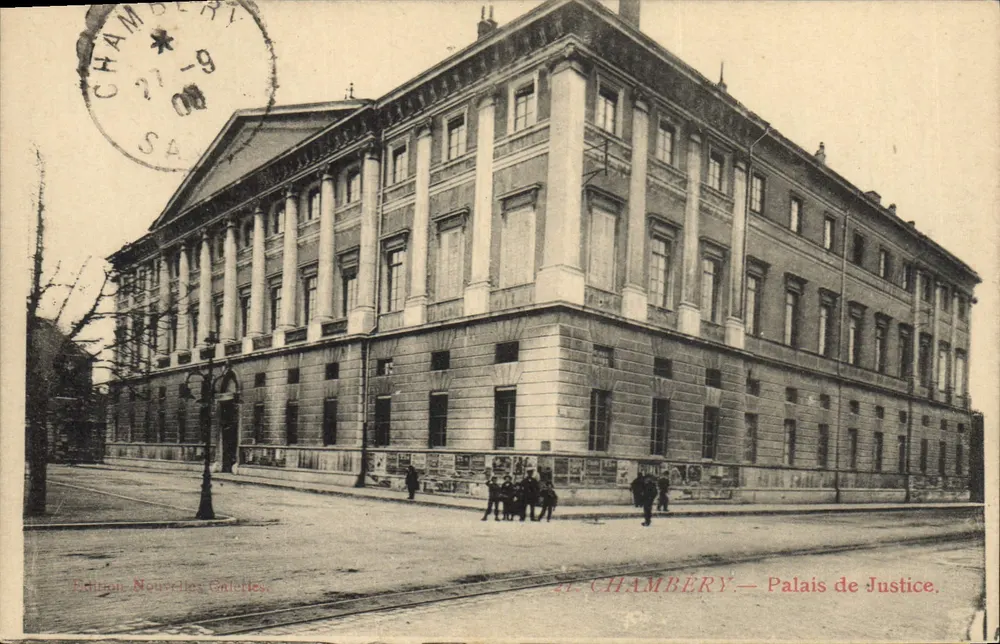 Chambéry — Palácio de Justiça — Edição Nouvelles Galeries - Frente