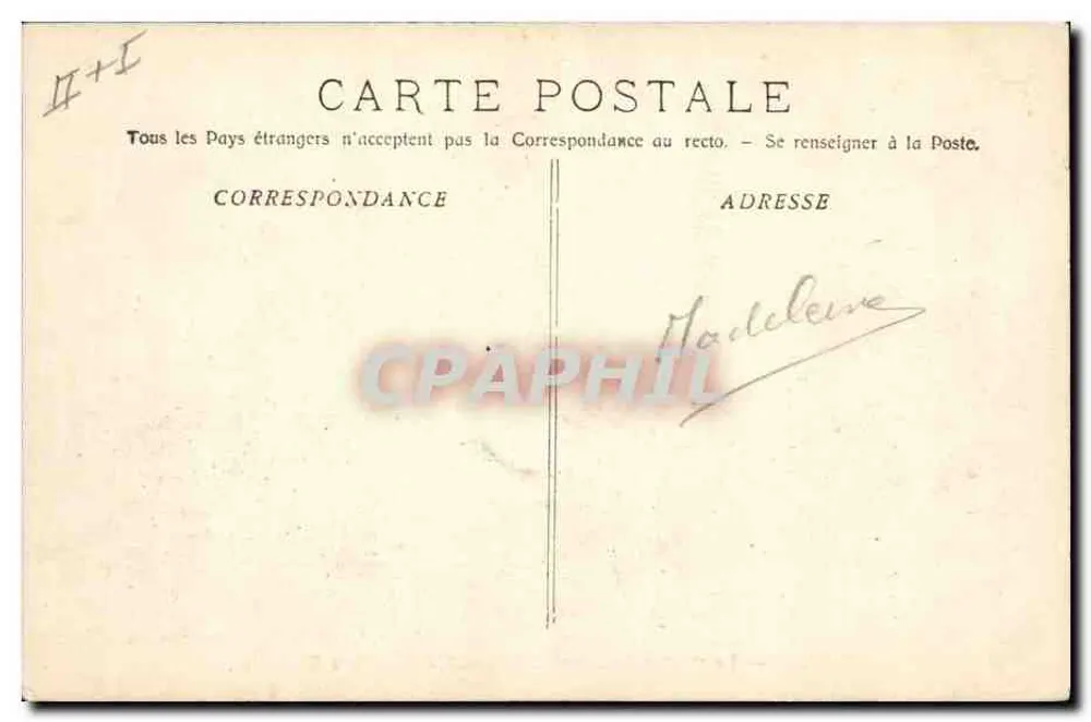 Das "Charlemagne", Panzerkreuzer mit Türmen — A. Bongault, Nr. 575 - Rückseite
