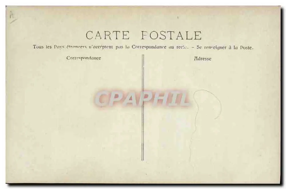 Marinha Francesa — O « CARNOT » Couraçado - Verso
