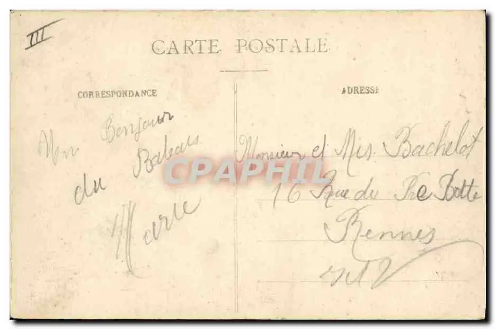 Le Condé, Kreuzer-Panzerkreuzer — Militärflotte — F.T.T. Orléans - Rückseite