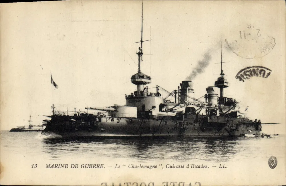 Kriegsmarine — Der « Charlemagne », Schlachtschiff der Flotte — LL. - Vorderseite