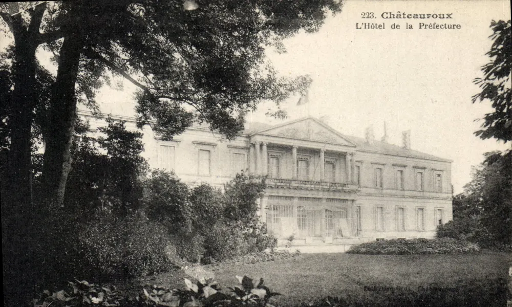 Châteauroux — Hotel Prefektury — Zbiór G. Cailhau - Awers