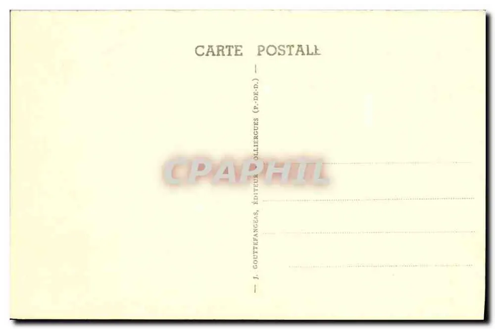 Clermont-Ferrand — A Prefeitura — G. d'O. 1197 - Verso