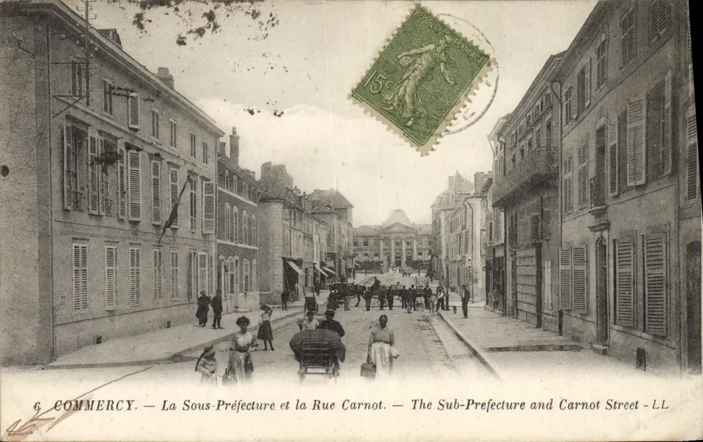 Commercy — A Subprefeitura e a Rue Carnot — LL - Frente