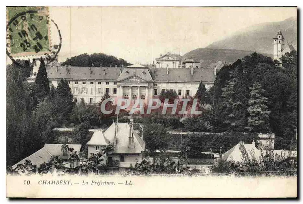 Chambéry — A Prefeitura — LL. — Editor LL, n° 50 - Frente