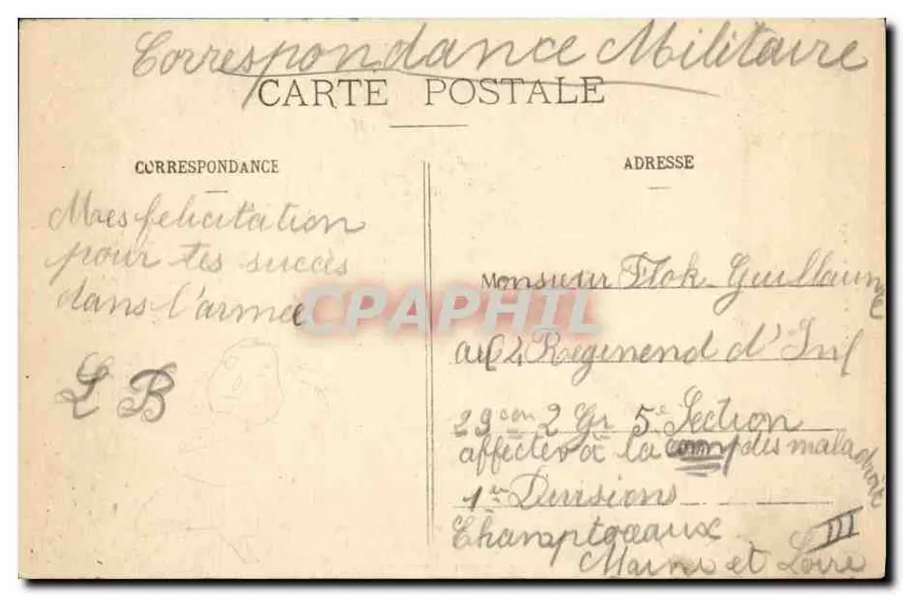 Mulher em traje de Baud — Coleção H. Laurent, Paris-Louis - Verso