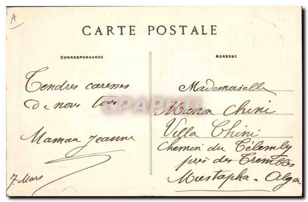 Zwei Kinder in Kostümen von Rosporden und Coray — Sammlung Villard, Quimper — n° 4240 - Rückseite