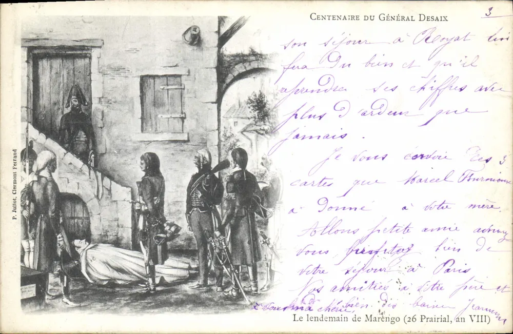 Der Tag nach Maréngo — historische Szene — P. Juliet, Clermont Ferrand, n°3 - Vorderseite