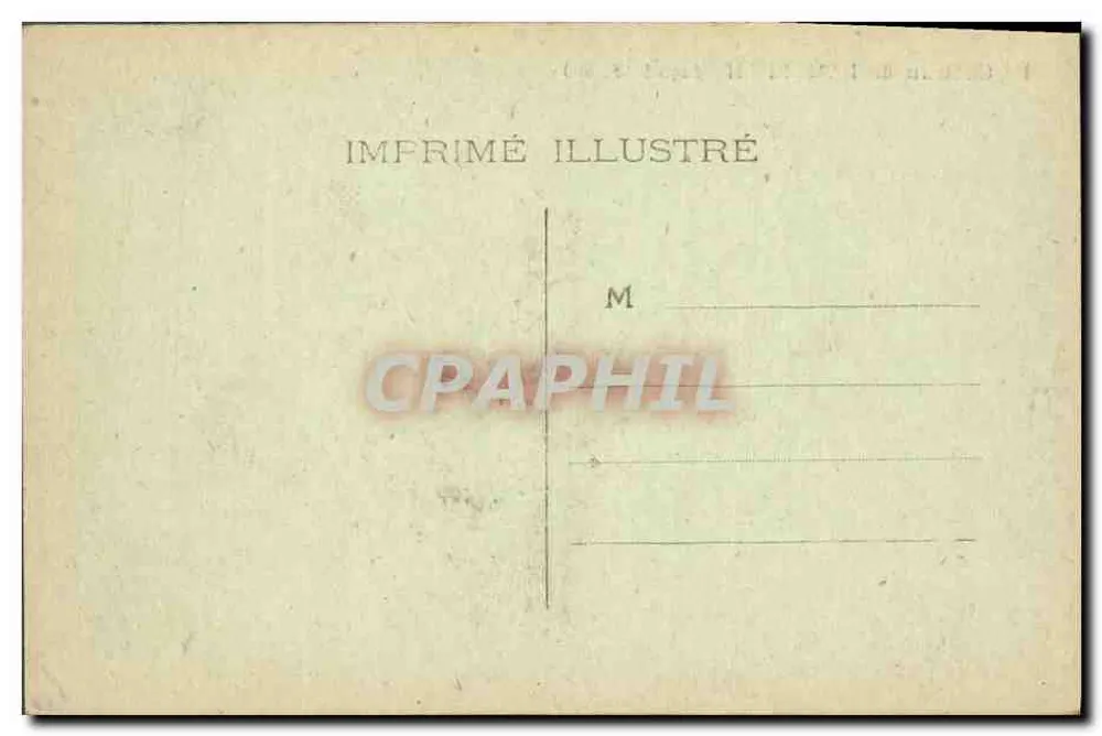 O Castelo de LAMBERTIE (fachada S.O.) — Editor IMPRIMÉ ILLUSTRÉ - Verso