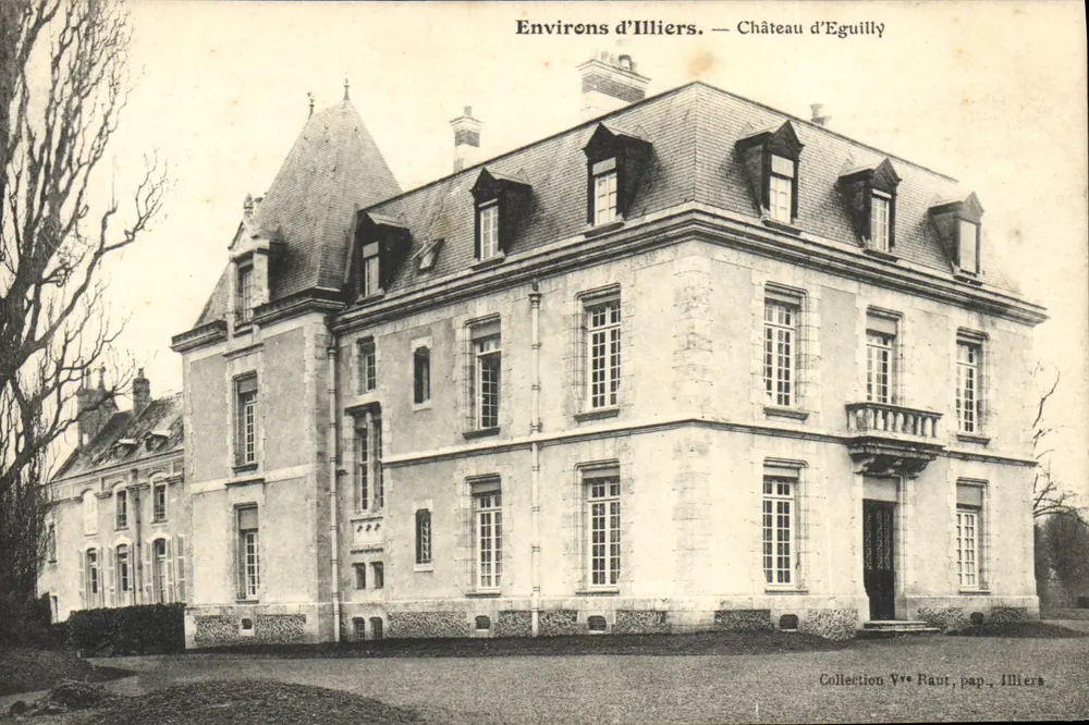 Arredores de Illiers — Castelo de Eguilly — Coleção V° Raut, pap. Illiers - Frente