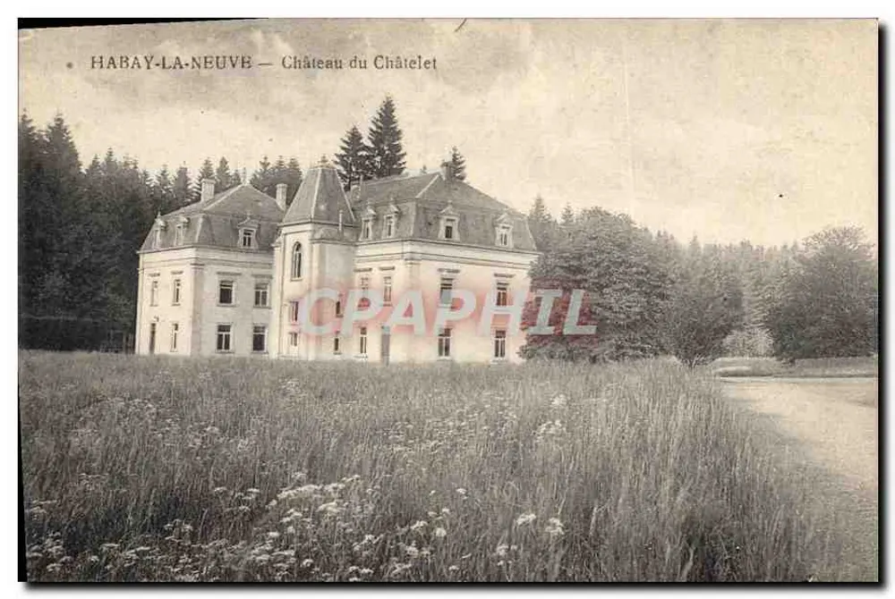 HABAY-LA-NEUVE — Castelo do Châtelet — Albert Bastuin, editor - Frente