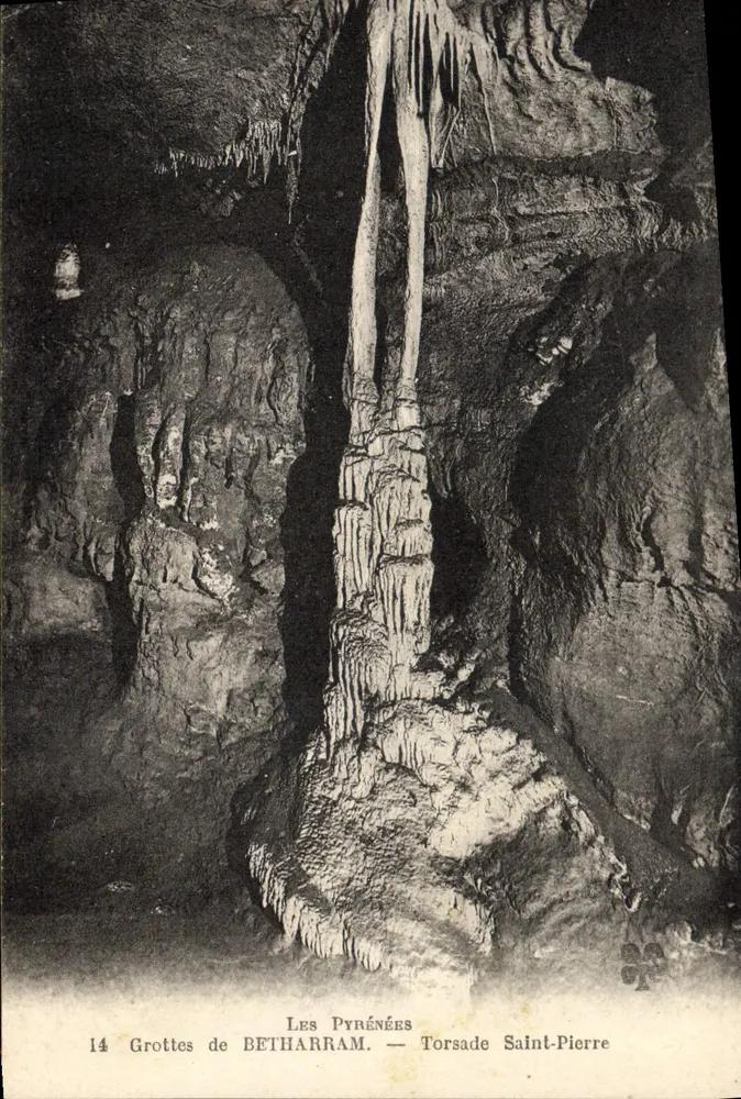 Grotte di BETHARRAM — Torsade Saint-Pierre — I Pirenei - Recto