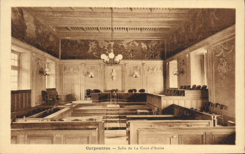Carpentras — Saal der Assizes — Verlag Lambert, Buchhändler - Vorderseite
