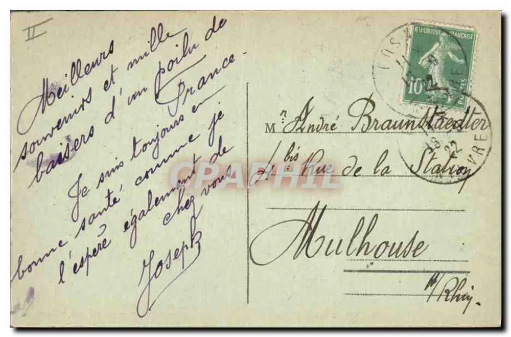 Cosne - Palácio de Justiça — A. Boutani, fot. Cosne (Nièvre) - Verso