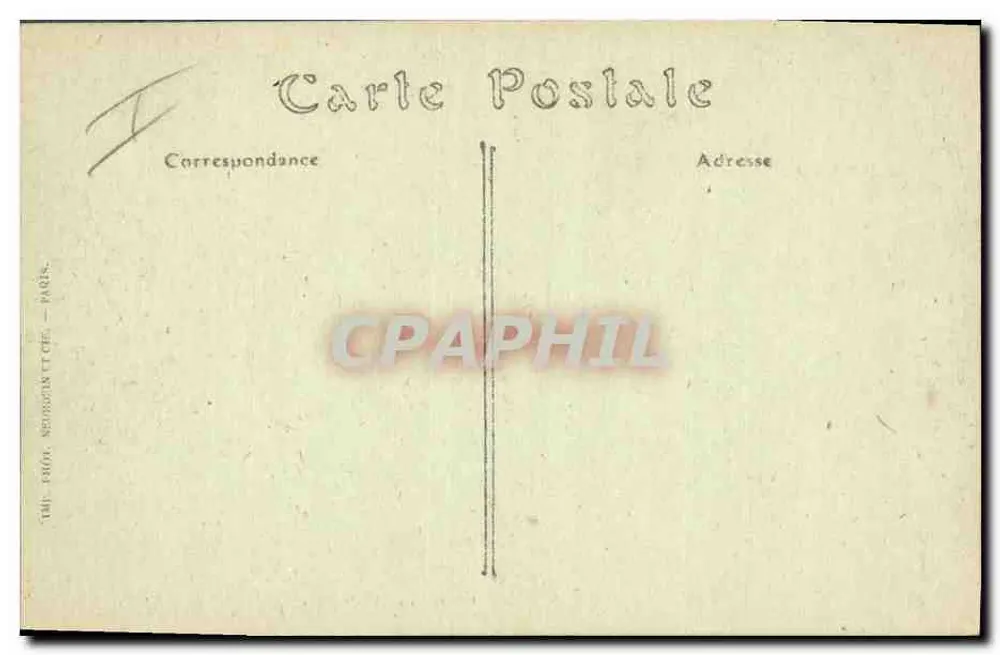 Chalons-sur-Marne — O Palácio de Justiça — ND. Fot. - Verso