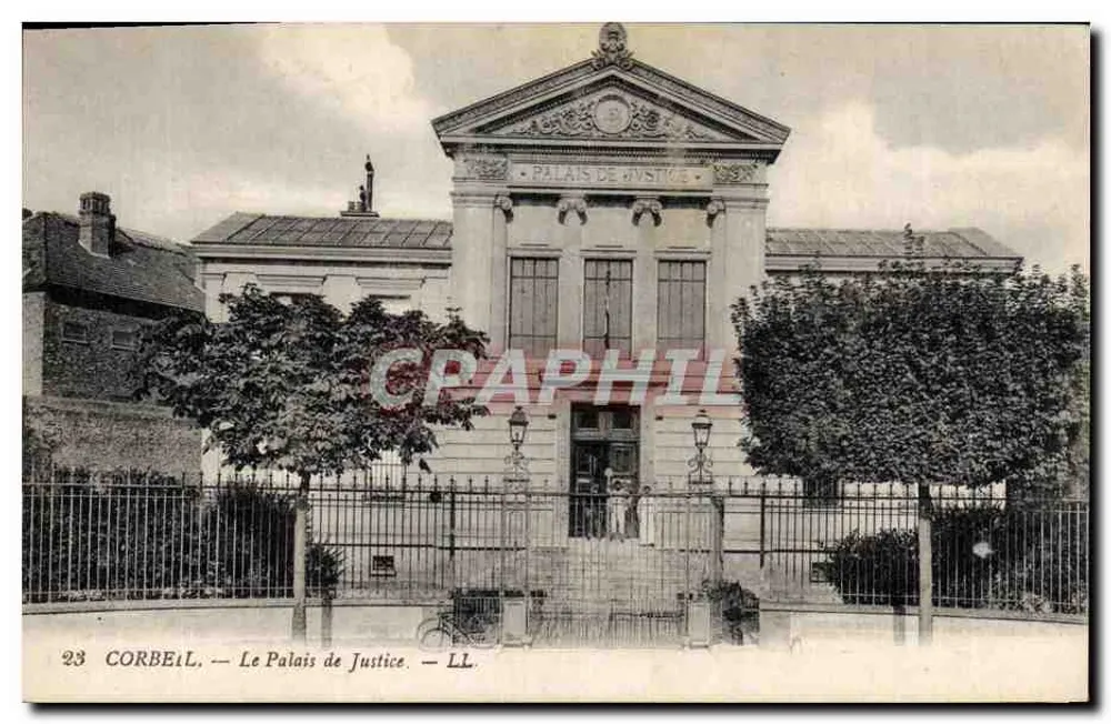 Corbeil — O Palácio de Justiça — LL - Frente