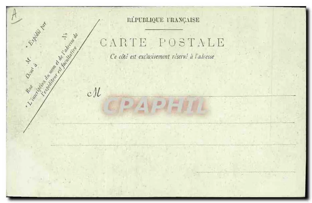 Le Colbert — Schlachtschiff mit Zentralbatterie — A. Bougault n°555 - Rückseite