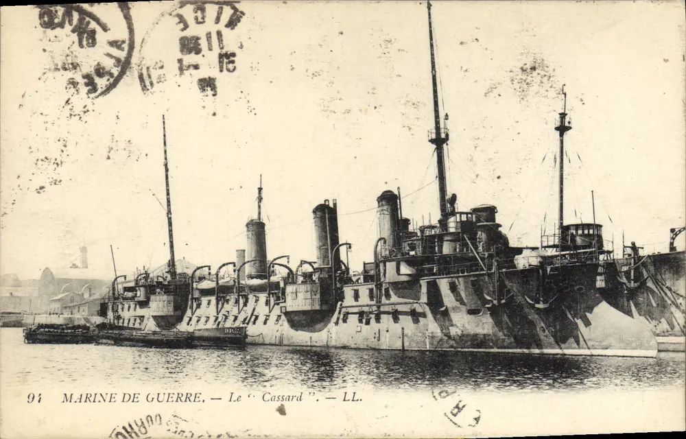 Marinha de guerra — O « Cassard » — LL. — Editor Lévy Fils & Cie, Paris - Frente