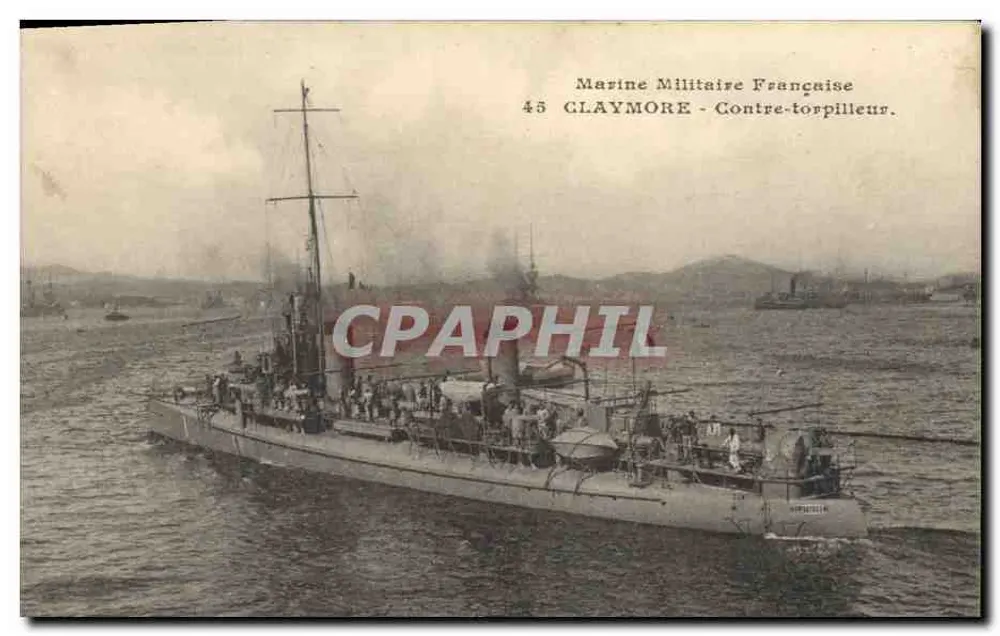 Claymore - Torpedounter — Französische Marine — n°45 - Vorderseite