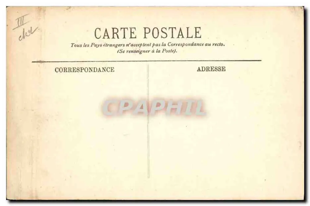 Le Condé — Panzerkreuzer der 1. Klasse — Marine de Guerre — LL. n°19 - Rückseite
