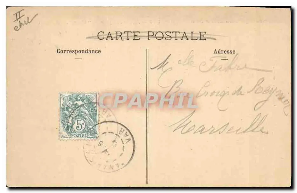 Croiseurs 'Du Chayla' et 'Chanzy' — Marine Française — Collection A. Couturier, n° 349 - Rückseite