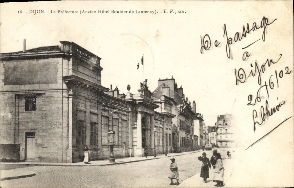 Dijon - Die Präfektur (Ehemaliges Hotel Bouhier de Lantenay) — L. V., Verlag - Vorderseite