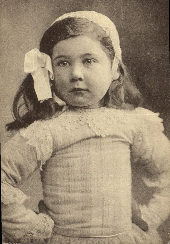 Menina — retrato — Coleção Villaw Bouimper - Frente