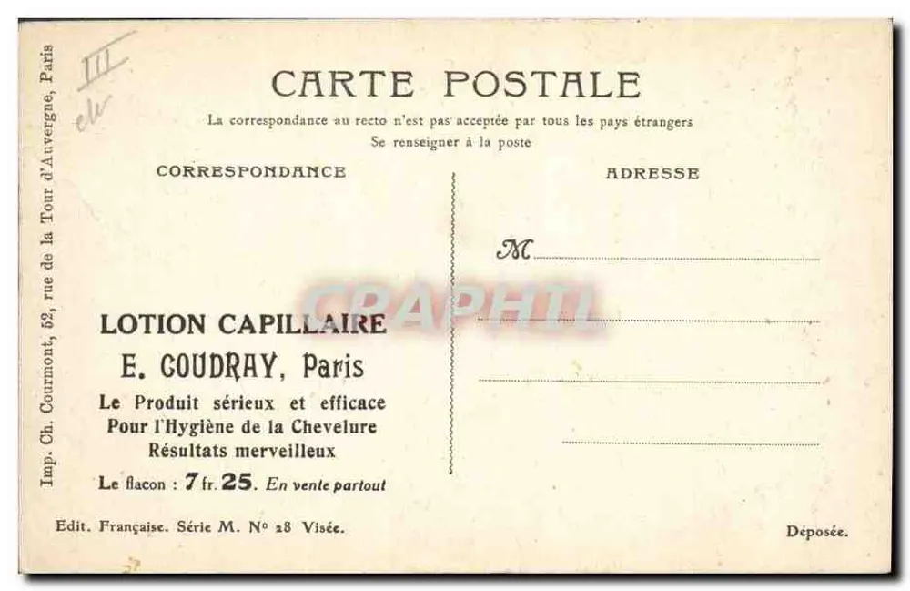 Hussardos - Ponta de Avante-Garde — Daniel Tôt, Paris, 1915 - Verso
