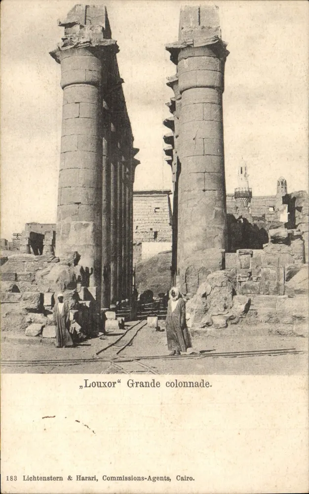 Louxor — Grande colunata — Lichtenstern & Harari, n°183 - Frente
