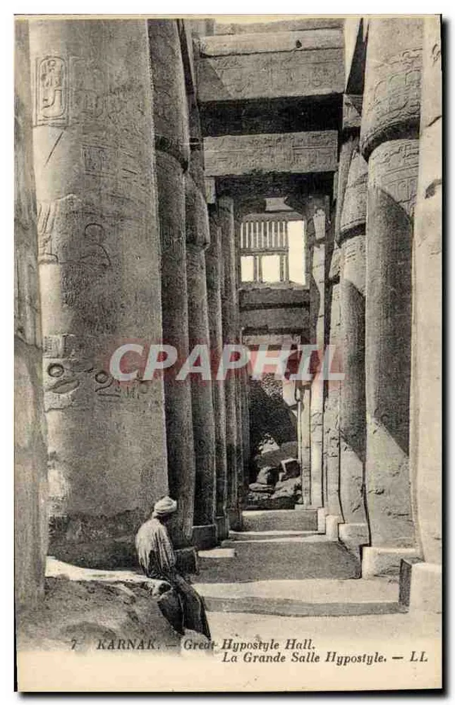 Karnak — Grande Sala Hipóstila — LL - Frente