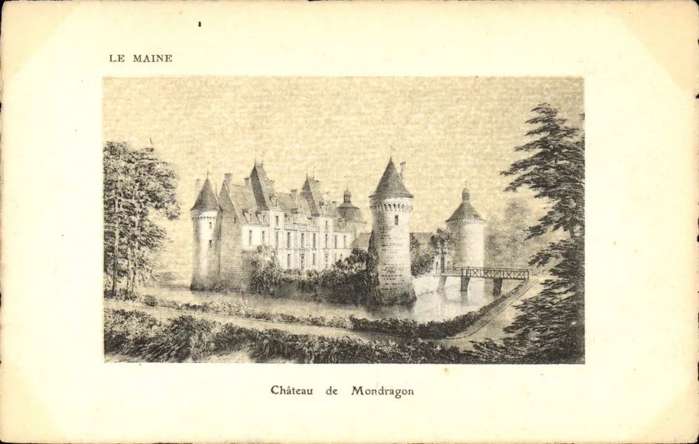 Castelo de Mondragon — Le Maine — Edição Avrican 'SUPRA' Paris - Frente