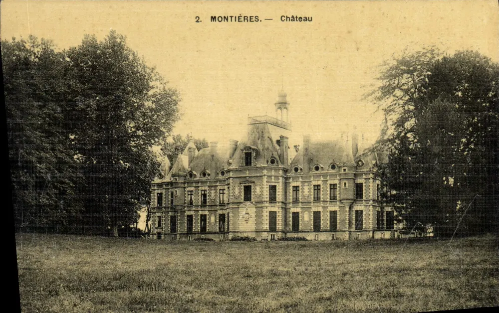 Montières — Schloss — Unbekannter Verleger, Seriennummer 2 - Vorderseite