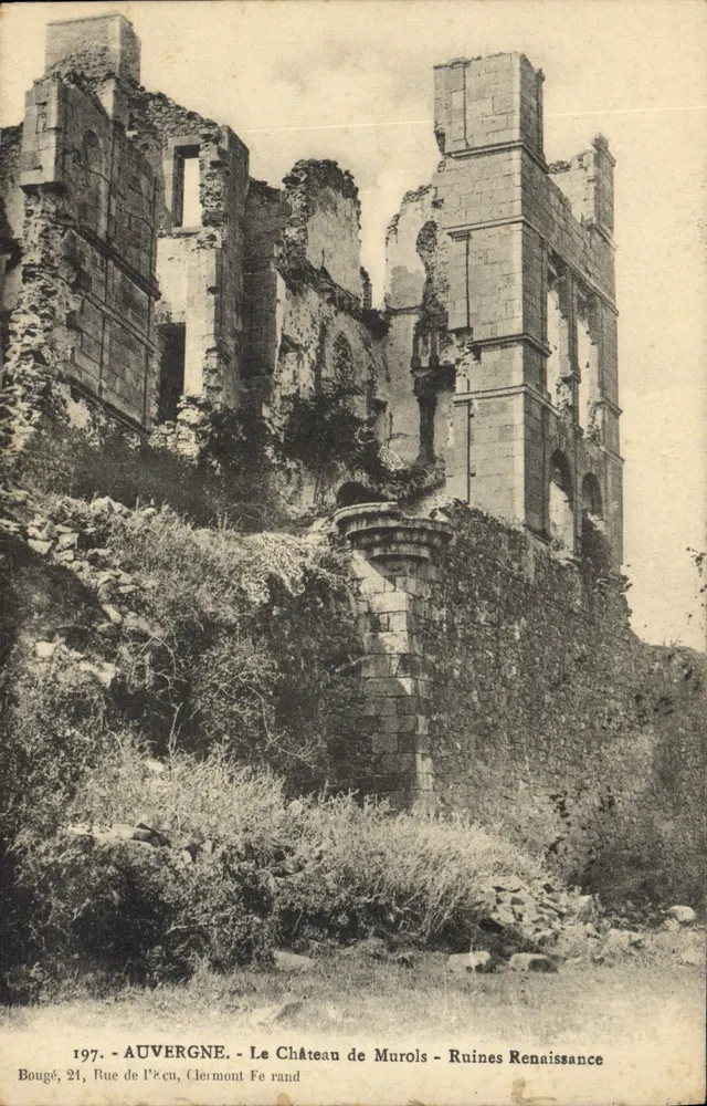 Clermont-Ferrand - Schloss Murols - Renaissance Ruinen - Vorderseite