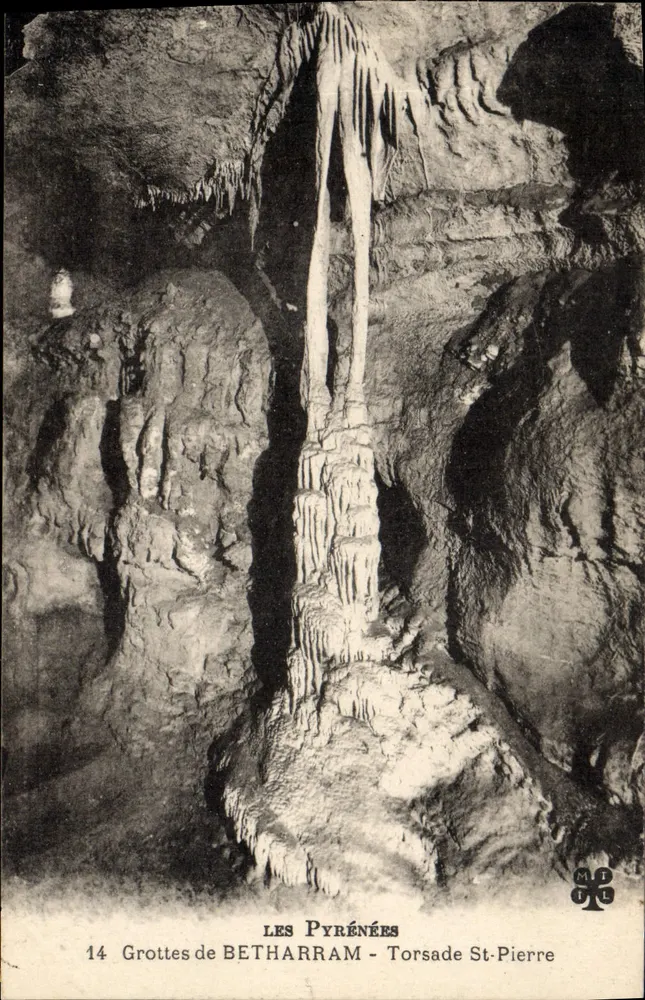 Grotas de BETHARRAM — Torsade St-Pierre — Les Pyrénées — n°14 - Frente