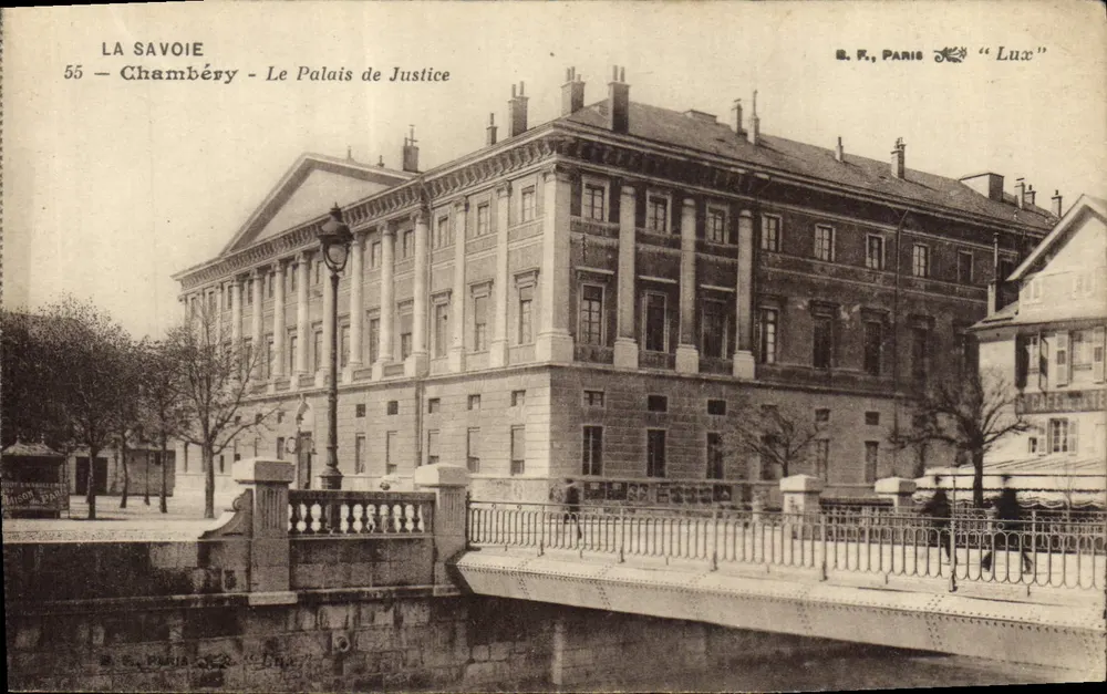 Chambéry — Het Paleis van Justitie — B. F., Parijs « Lux » - Voorkant