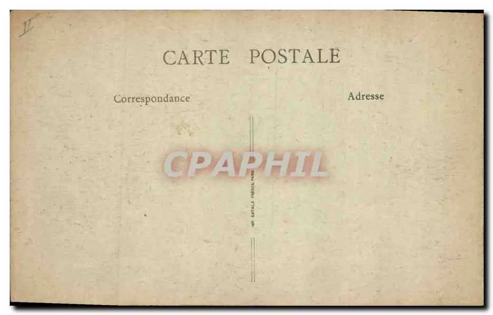 Chambéry — Het Paleis van Justitie — B. F., Parijs « Lux » - Achterkant
